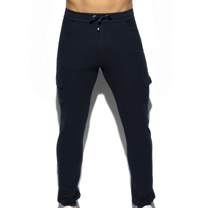  Pantalon Pique - bleu marine - ES COLLECTION SP259 C09 