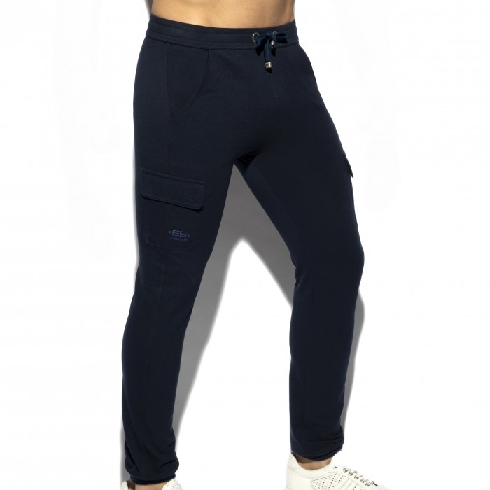  Pantalon Pique - bleu marine - ES COLLECTION SP259 C09 