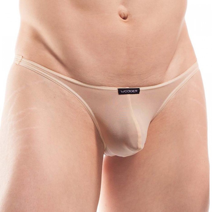  Mini Pushup string beach & underwear - nude - WOJOER 320B15-N 