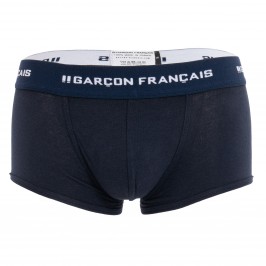 Boxer Bleu Marine Indispensable - GARÇON FRANÇAIS SHORTY12 BLEU MARINE PACK