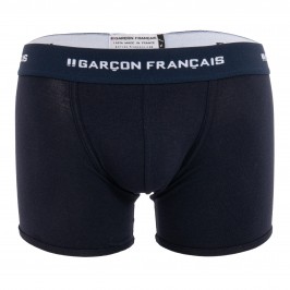 Le Boxer long bleu marine Indispensable - GARÇON FRANÇAIS BOXER13 BLEU MARINE PACK