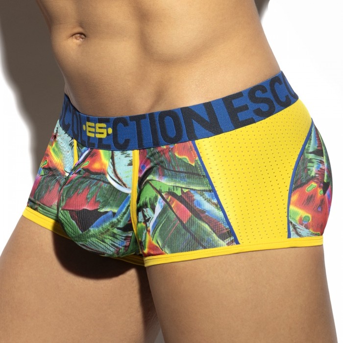  Slip Floral mesh - jaune - ES COLLECTION UN418-C03 