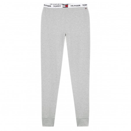 Logo Waistband Organic Cotton Joggers - grey
