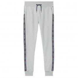 Pantalones de algodón rizado - gris - TOMMY HILFIGER UM0UM00706-004