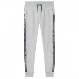 Pantalon de survêtement en coton bouclé - gris - TOMMY HILFIGER UM0UM00706-004