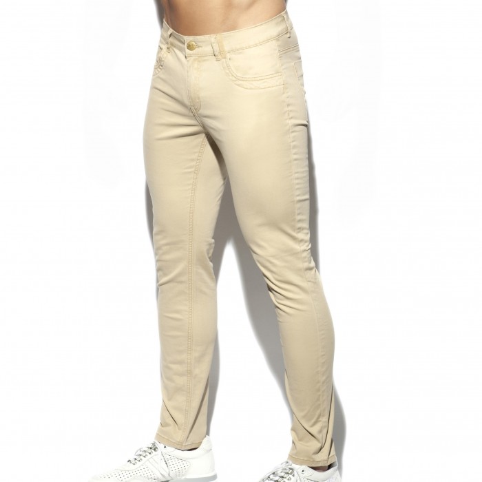  Pantalon Slim - beige - ES COLLECTION ESJ057-C28 