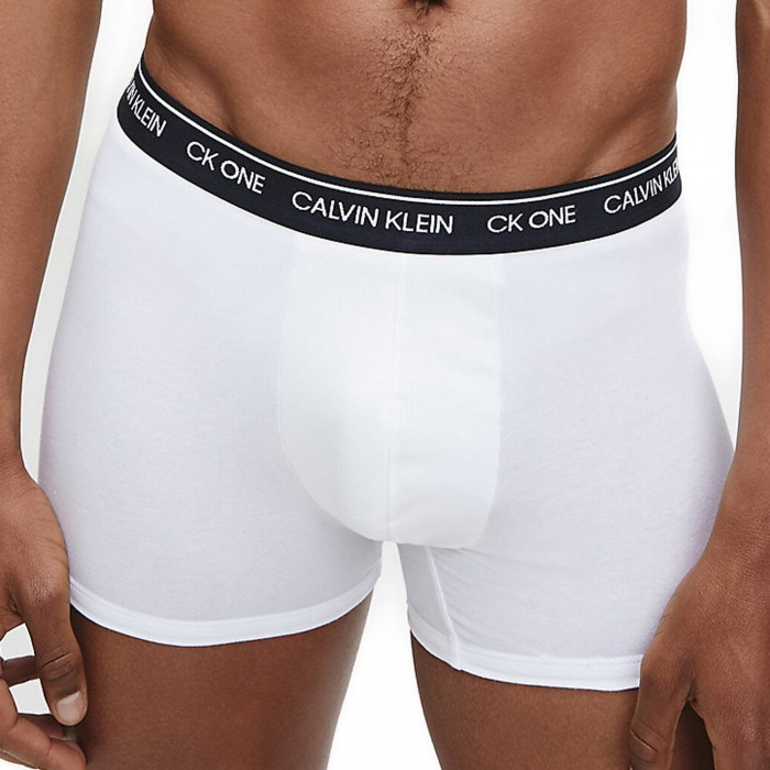  Lot de 2 boxers Calvin Klein - CK one blanc - CALVIN KLEIN -NB2385A-WBE 