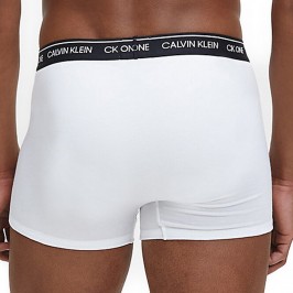  Lot de 2 boxers Calvin Klein - CK one blanc - CALVIN KLEIN -NB2385A-WBE 