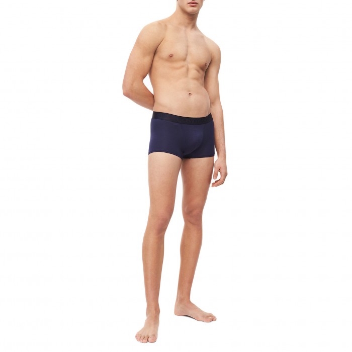  Boxer aderenti Cotton Modal Luxe - navy - CALVIN KLEIN NB1556A-2VZ 