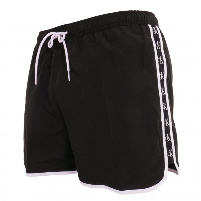  Pantaloncini da bagno nero Runner - CALVIN KLEIN KM0KM00555-BEH 