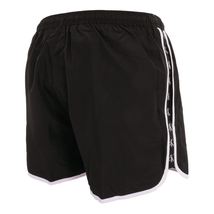 Runner - black swim shorts - CALVIN KLEIN KM0KM00555-BEH 