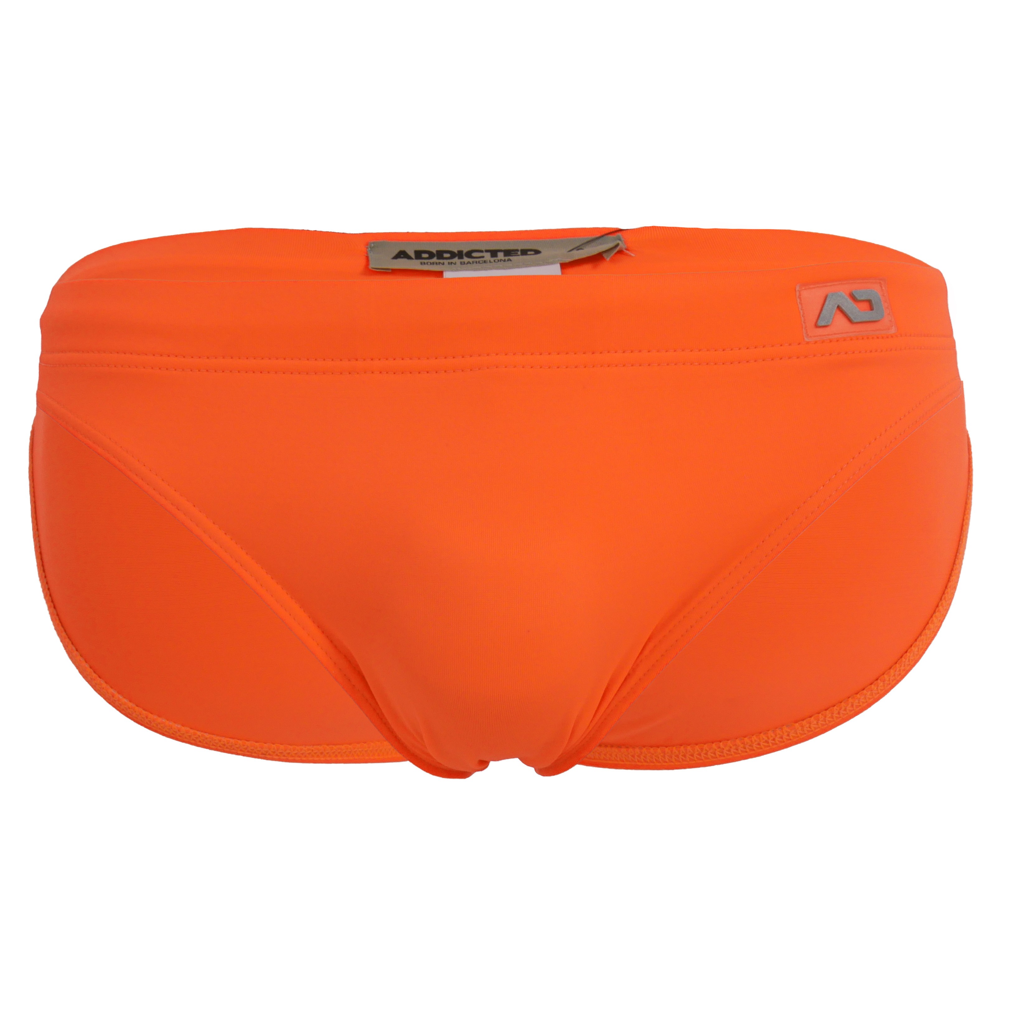 Mini Neon - orange swimsuit: Swim Briefs for man brand ADDICTED for...