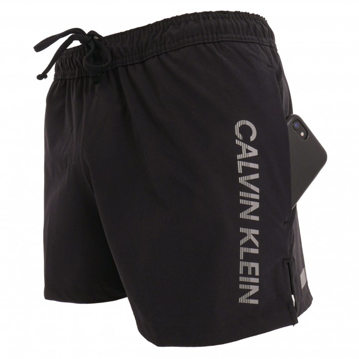  Short de bain Drawstring - noir - CALVIN KLEIN KM0KM00564-BEH 