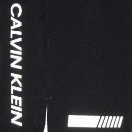  Short de bain Drawstring logo réfléchissant - noir - CALVIN KLEIN KM0KM00564-BEH 