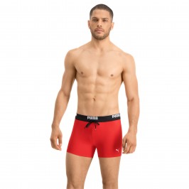  Boxer de bain PUMA Swim Logo - rouge - PUMA 100000028-002 