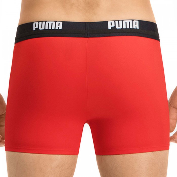  Boxer de bain PUMA Swim Logo - rouge - PUMA 100000028-002 