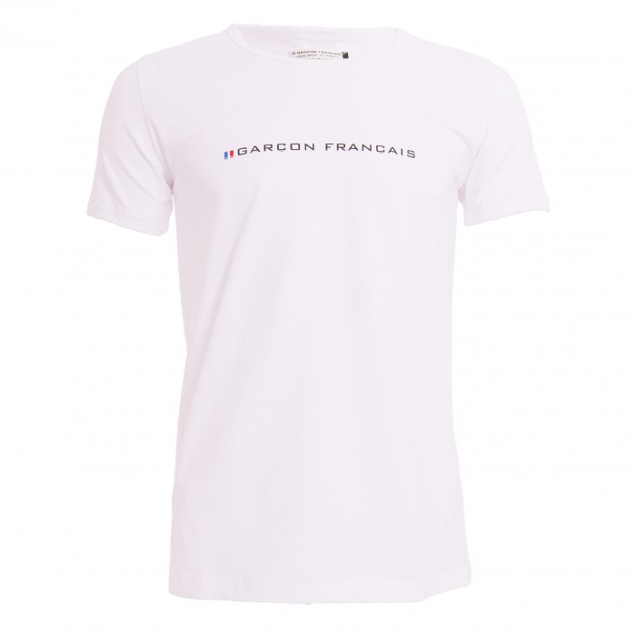 Le t-shirt marine - GARÇON FRANÇAIS TSHIRT21-BLANC