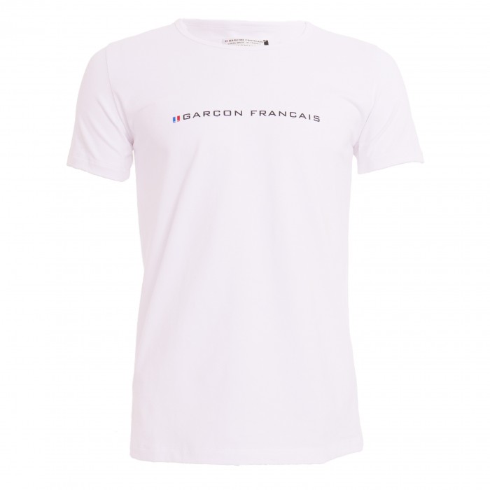 Le t-shirt blanc - GARÇON FRANÇAIS TSHIRT21-BLANC