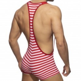  Singlet sailor velours - rouge - ADDICTED AD943-C06 