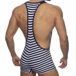  Singlet sailor velours - marine - ADDICTED AD943-C09 