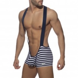  Singlet sailor velours - rouge - ADDICTED AD943-C09 