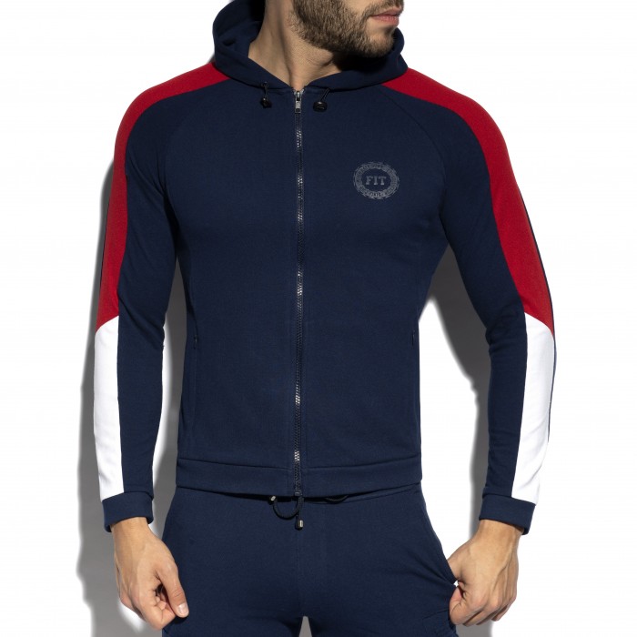  Veste PIQUE FIT - marine - ES COLLECTION SP263-C09 