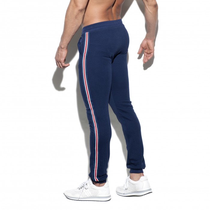  Pantalon sport FIT TAPE - marine - ES COLLECTION SP209-C09 