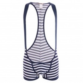  Singlet sailor velours - marine - ADDICTED AD943-C09 