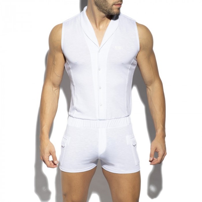 Sleeveless boysuit - blanc - ES COLLECTION SP257-C01