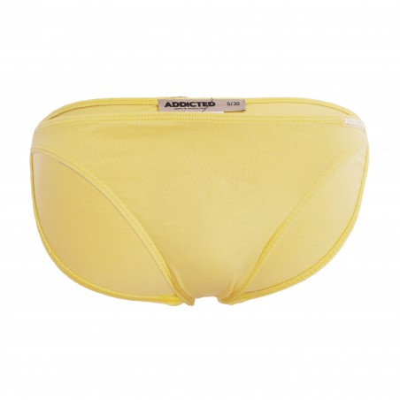 Algodón - bikini de color amarillo pastel
