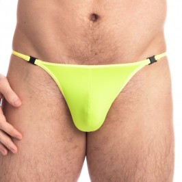  Striptease Swim Thong - yellow - L'HOMME INVISIBLE UW21X-SDB-L04 