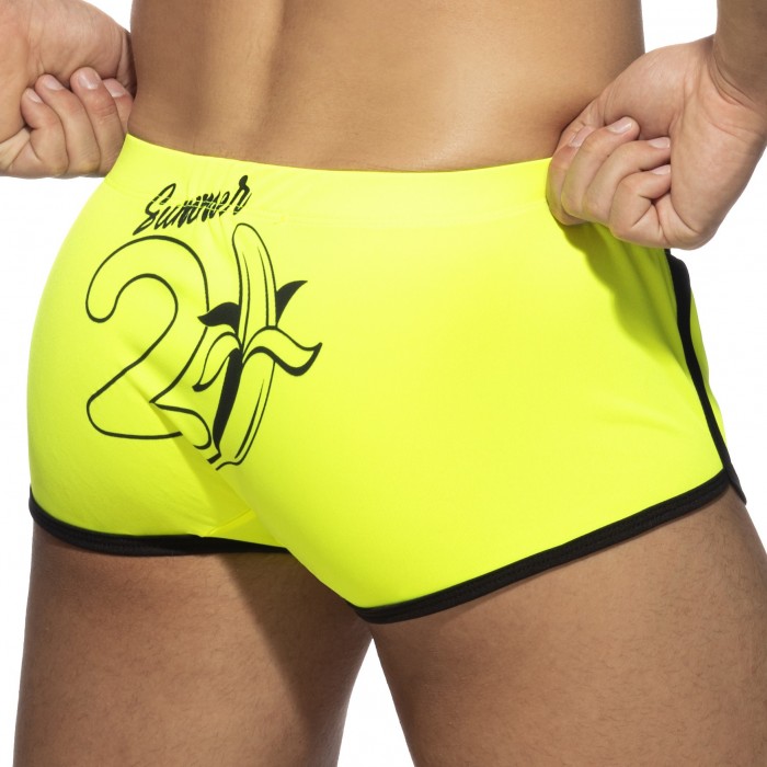  Short Banana - jaune fluo - ADDICTED AD1004-C31 