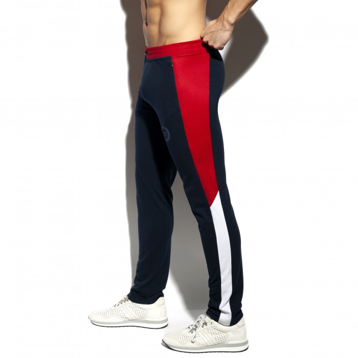  Pantalon PIQUE FIT - marine - ES COLLECTION SP244-C09 