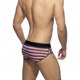  Slip LEO STRIPE - rose - ADDICTED AD978-C05 