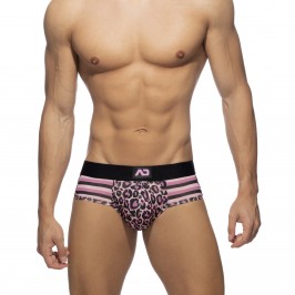  Slip LEO STRIPE - rose - ADDICTED AD978-C05 