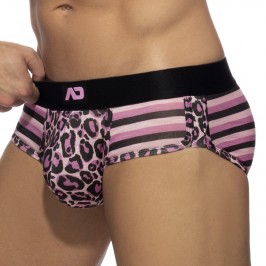  Slip LEO STRIPE - rose - ADDICTED AD978-C05 