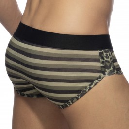  Slip LEO STRIPE - kaki - ADDICTED AD978-C12 