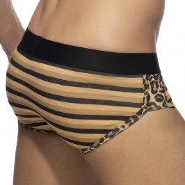  Slip LEO STRIPE - beige - ADDICTED AD978-C25 