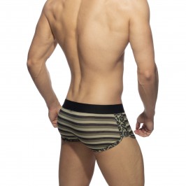  Trunk Léo Stripe - kaki - ADDICTED AD979-C12 