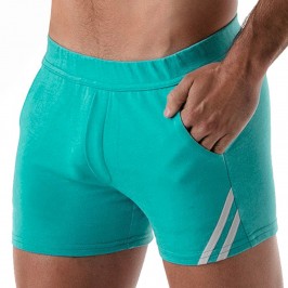  Short Paris Turquoise/Blanc - TOF PARIS SH0009TB 