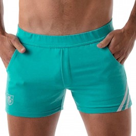  Short Paris Turquoise/Blanc - TOF PARIS SH0009TB 