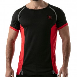  T-Shirt Total Protection Black/Red - TOF PARIS TOF143NR 