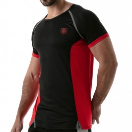  T-Shirt Total Protection Black/Red - TOF PARIS TOF143NR 