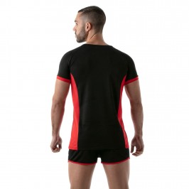  T-Shirt Total Protection Black/Red - TOF PARIS TOF143NR 