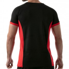  T-Shirt Total Protection Black/Red - TOF PARIS TOF143NR 