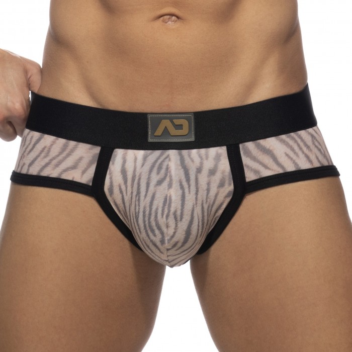  Slip Tiger Print - beige - ADDICTED AD972-C28 