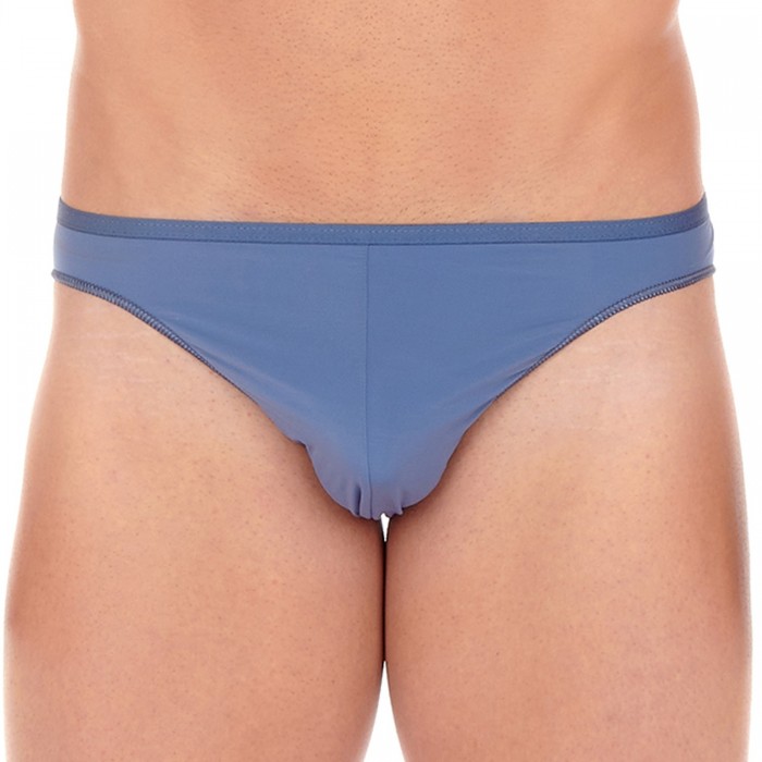 Slip micro Plumes - bleu jean - HOM 404756-00CG