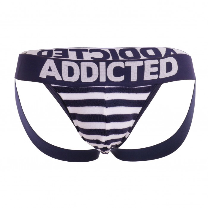 Jock Push Up Sailor Velvet - marine - ADDICTED AD947 C09