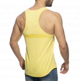  Débardeur U-neck Cotton - jaune - ADDICTED AD997-C03 