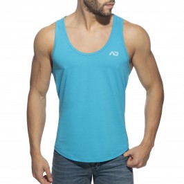  Débardeur U-neck Cotton - turquoise - ADDICTED AD997-C08 